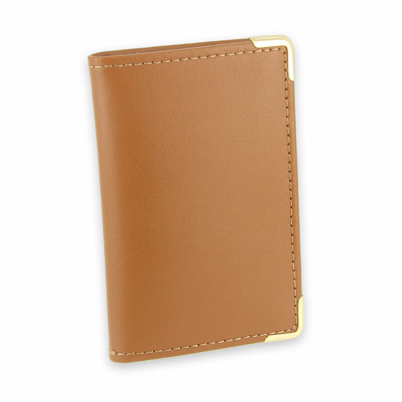 porte-cartes cuir beige gold 2