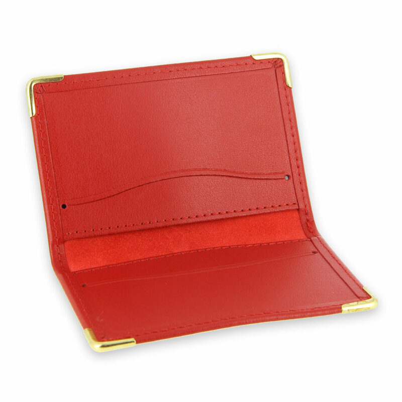 porte-cartes cuir rouge 3