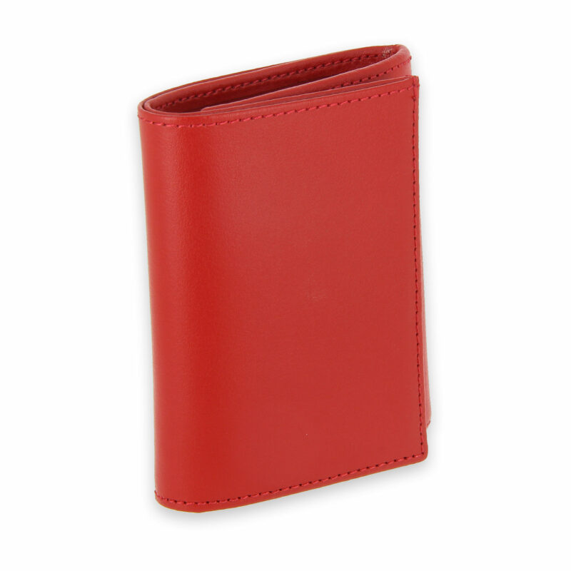 porte monnaie cuir a soufflet rouge 1