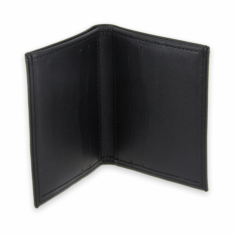 porte-cartes cuir 4 cartes porte-billets noir cuir 3