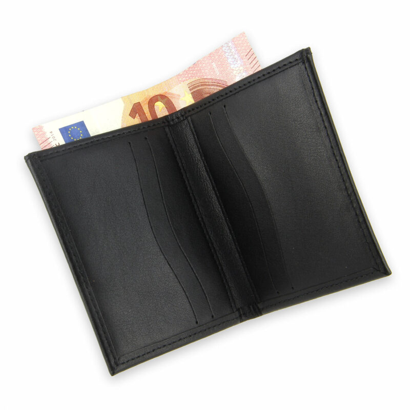 porte-cartes cuir 4 cartes porte-billets noir cuir 4