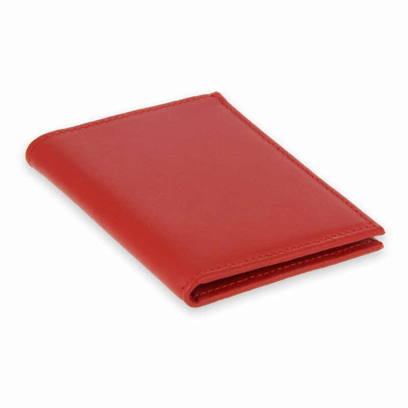 porte-cartes cuir 4 cartes porte-billets rouge cuir 2