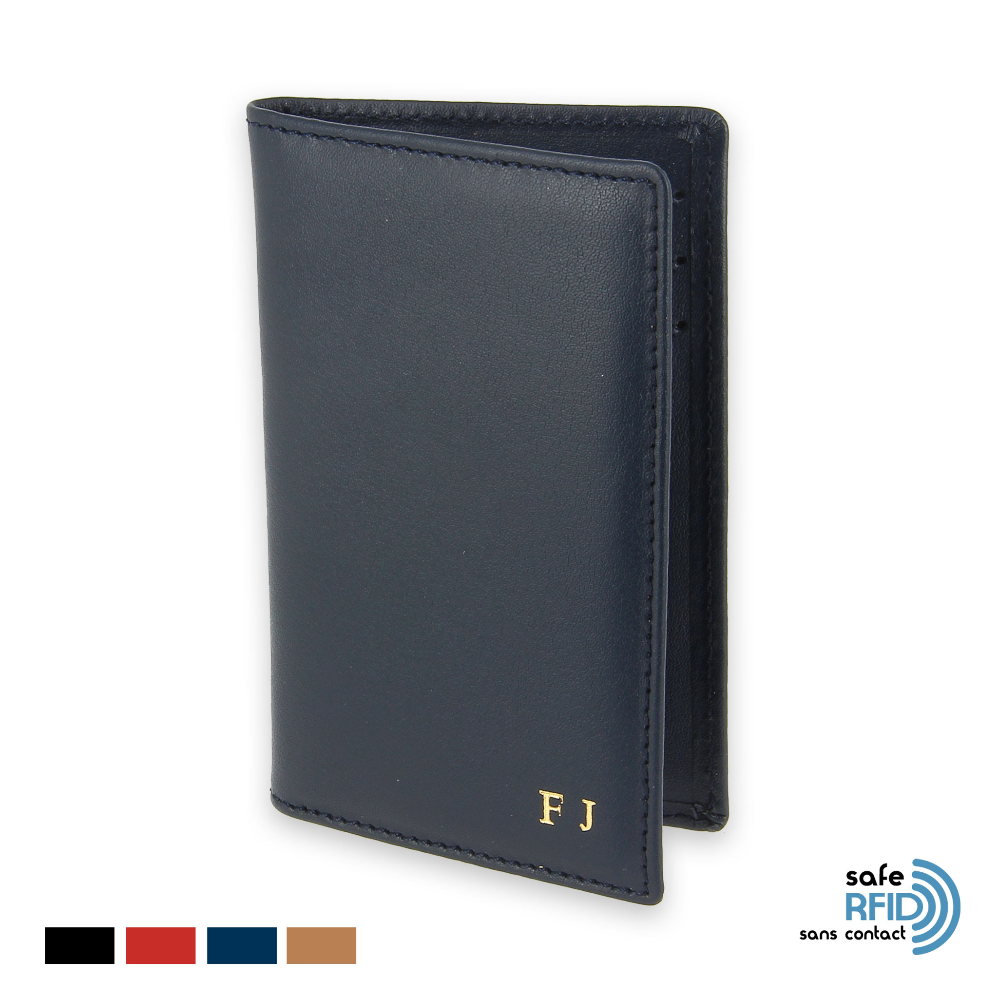 ® Etui haute protection des données bancaires de votre Carte Bancaire anti  RFID Noir