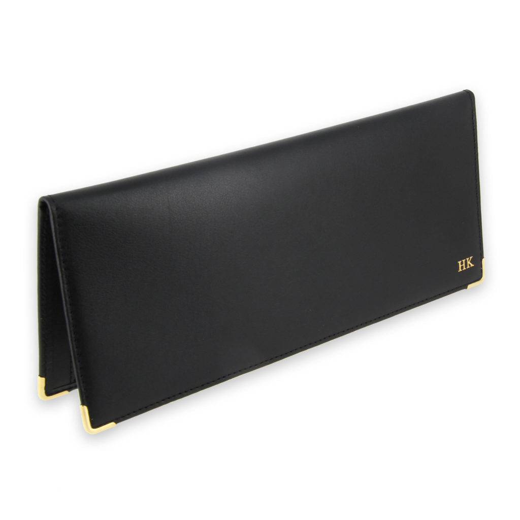 Lot Maroquinerie Lanvin Paris Vintage – Porte-monnaie & Porte-chéquier En Cuir Noir