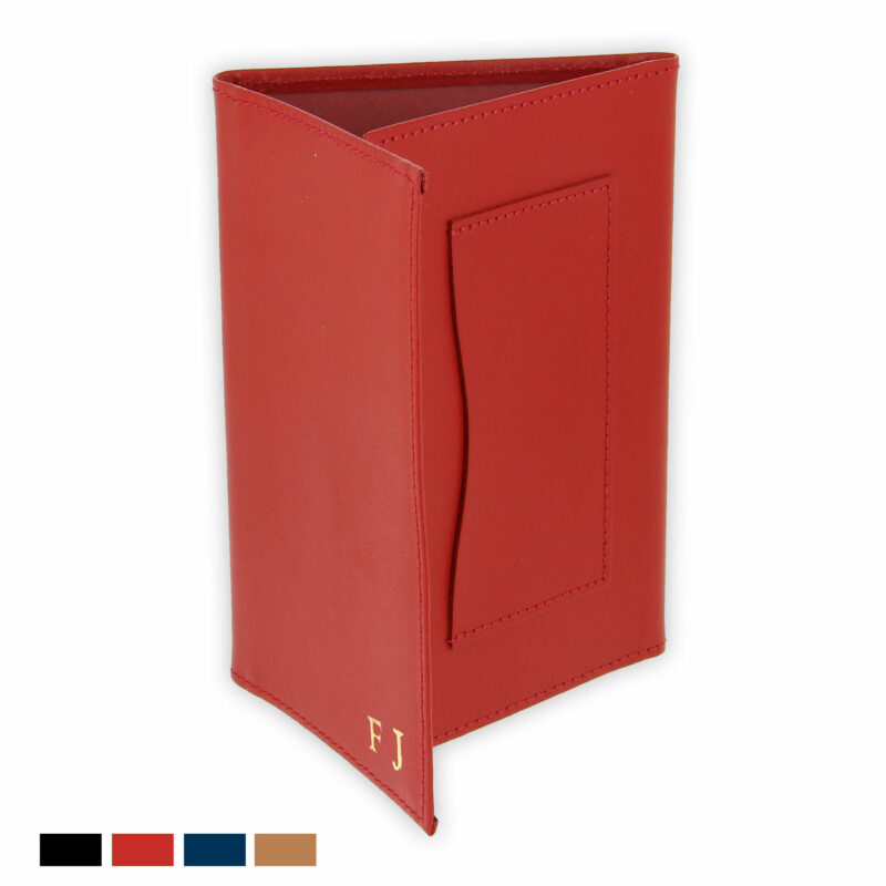 porte papiers véhicule rouge