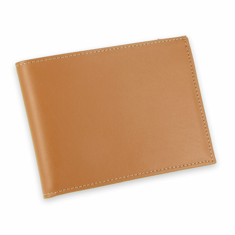 portefeuille cuir beige gold avec 6 cartes 2