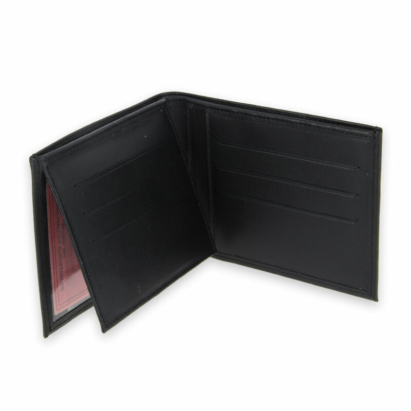 portefeuille cuir noir avec 6 cartes 4