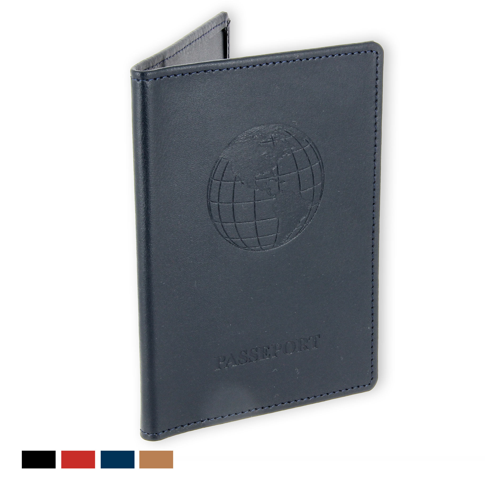 Porte-passeport, fentes pour carte de titulaire de passeport, couverture de  passeport mignonne pour femmes / hommes, portefeuille de voyage étanche  Rfid bloquant (denim Blue New)