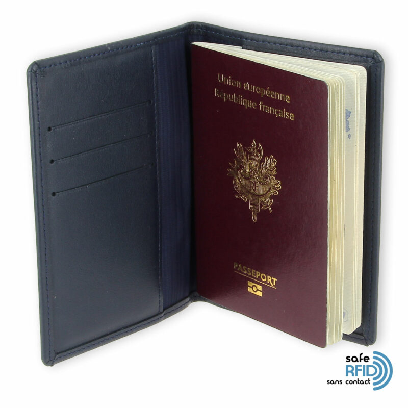 porte passeport cuir bleu bleu 2 2 rfid