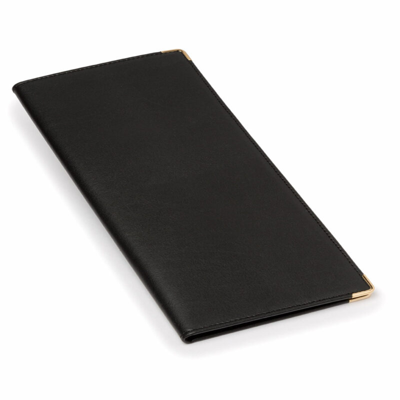 Porte-chéquier ordinaire noir et gold