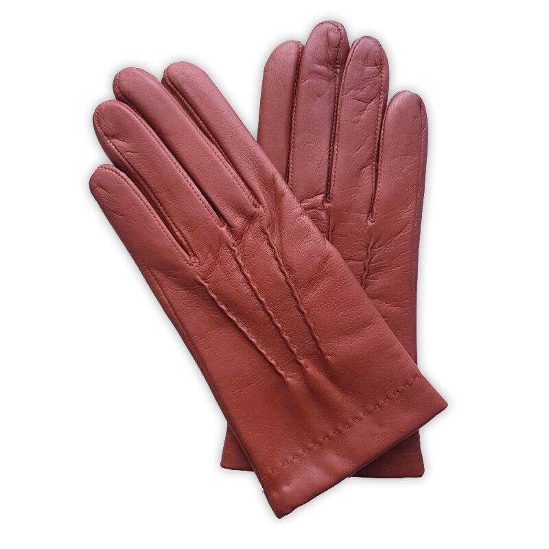 Gants cuir Henri Cognac Homme - Maroquinerie en ligne