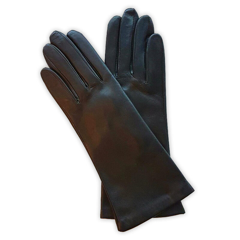 Gants en cuir femme Coline noir