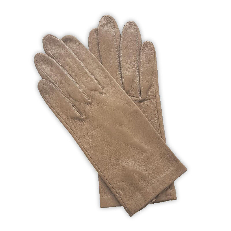 Gants en cuir femme Capucine Taupe