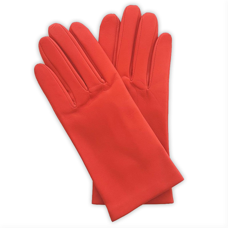 Gants en cuir rouge femme Capucine - Maroquinerie en ligne