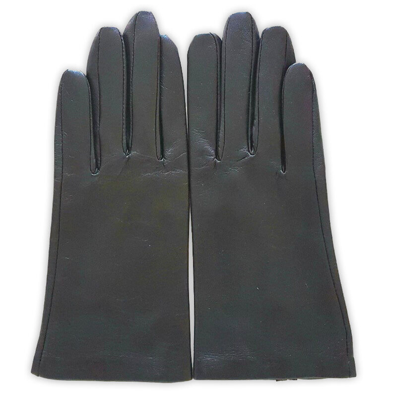 Gants en cuir noir spécial smartphone femme - Maroquinerie en ligne