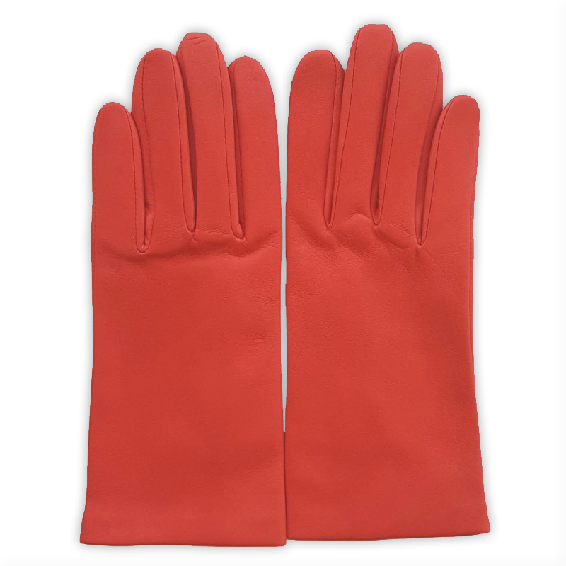 Gants Cuir Femme - Rouge