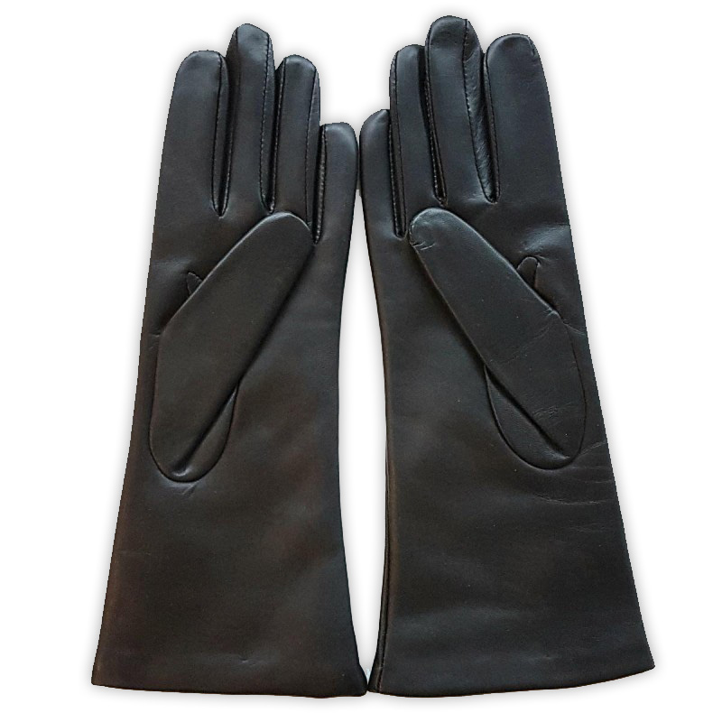 Gants en cuir noir spécial smartphone femme - Maroquinerie en ligne