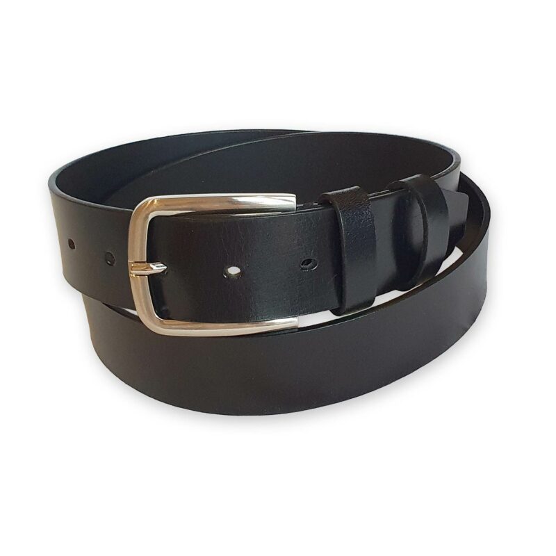 ceinture cuir noire homme Santorin 4