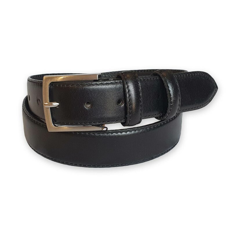 ceinture homme cuir noire Sienne 4