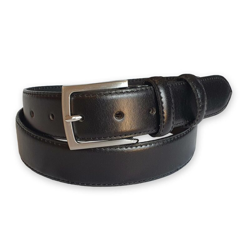 ceinture homme cuir noire Sienne 5